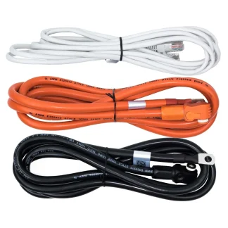 Pylontech Pair Of Long Battery Cables 2 Meters Crimped With Rj45 BMS Communication